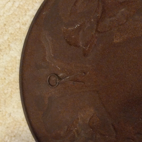 Albert Gilles Vintage Copper Embossed Wall Hanging/Plate - Picture 7 of 10